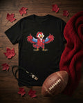 Lima Central Catholic Hand Drawn Mascot Tee - Black