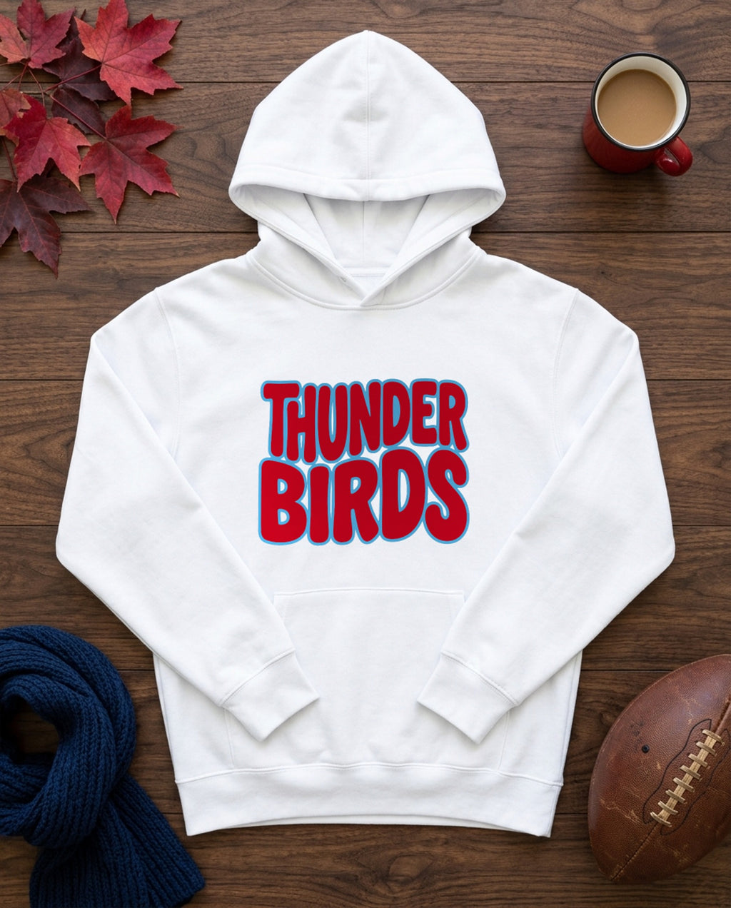 Lima Central Catholic Thunderbirds Bubble Youth Hoodie