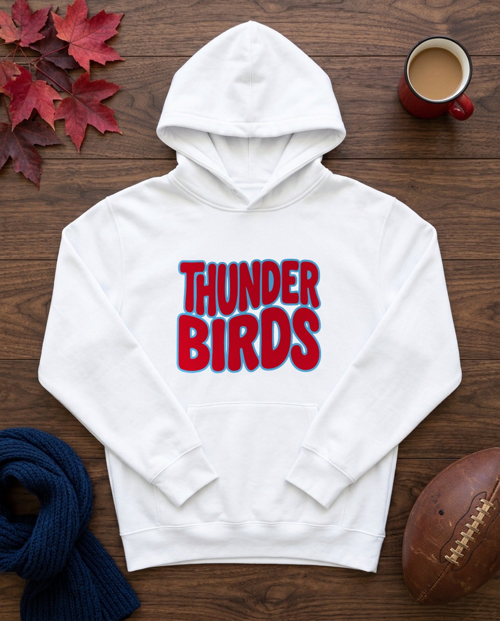 Lima Central Catholic Thunderbirds Bubble Youth Hoodie