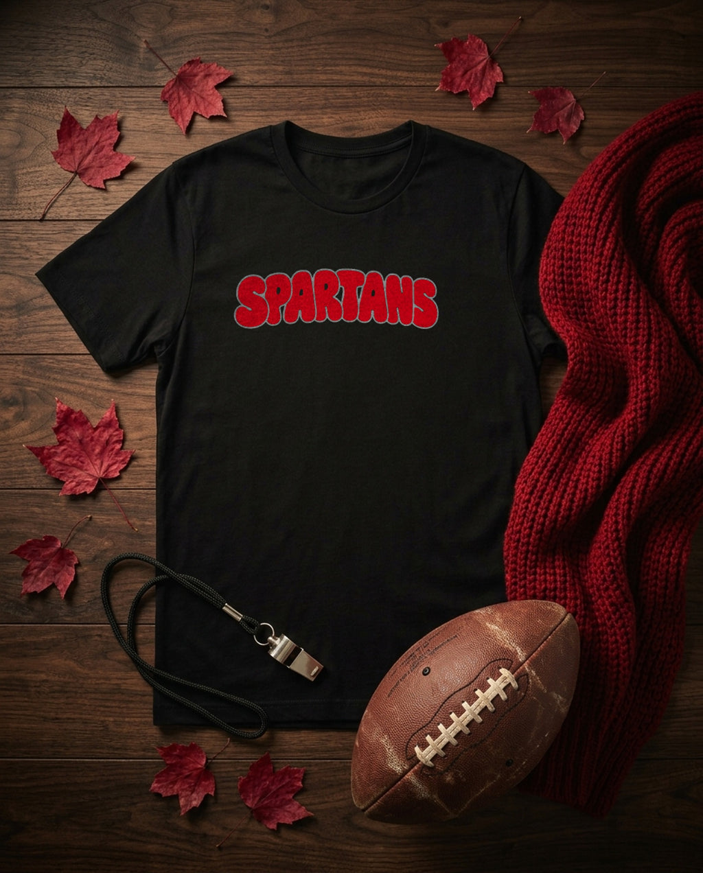 Lima Senior Spartans Bubble Youth Tee - Black