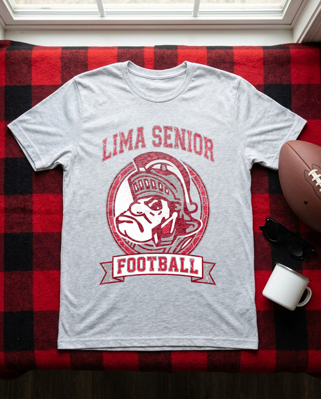 Lima Senior Crest Badge Tee - Sport Grey