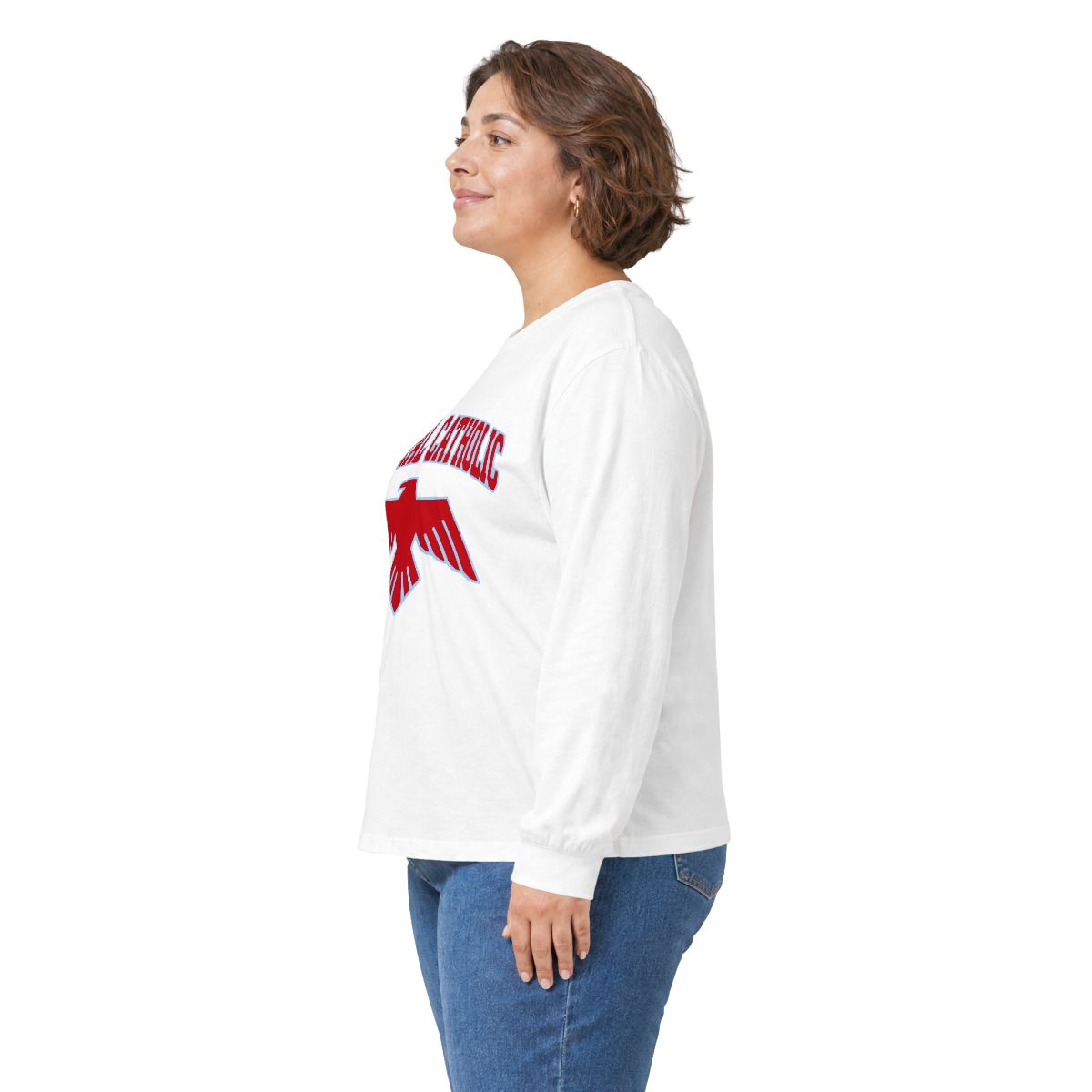 Lima Central Catholic Arch Logo Long Sleeve