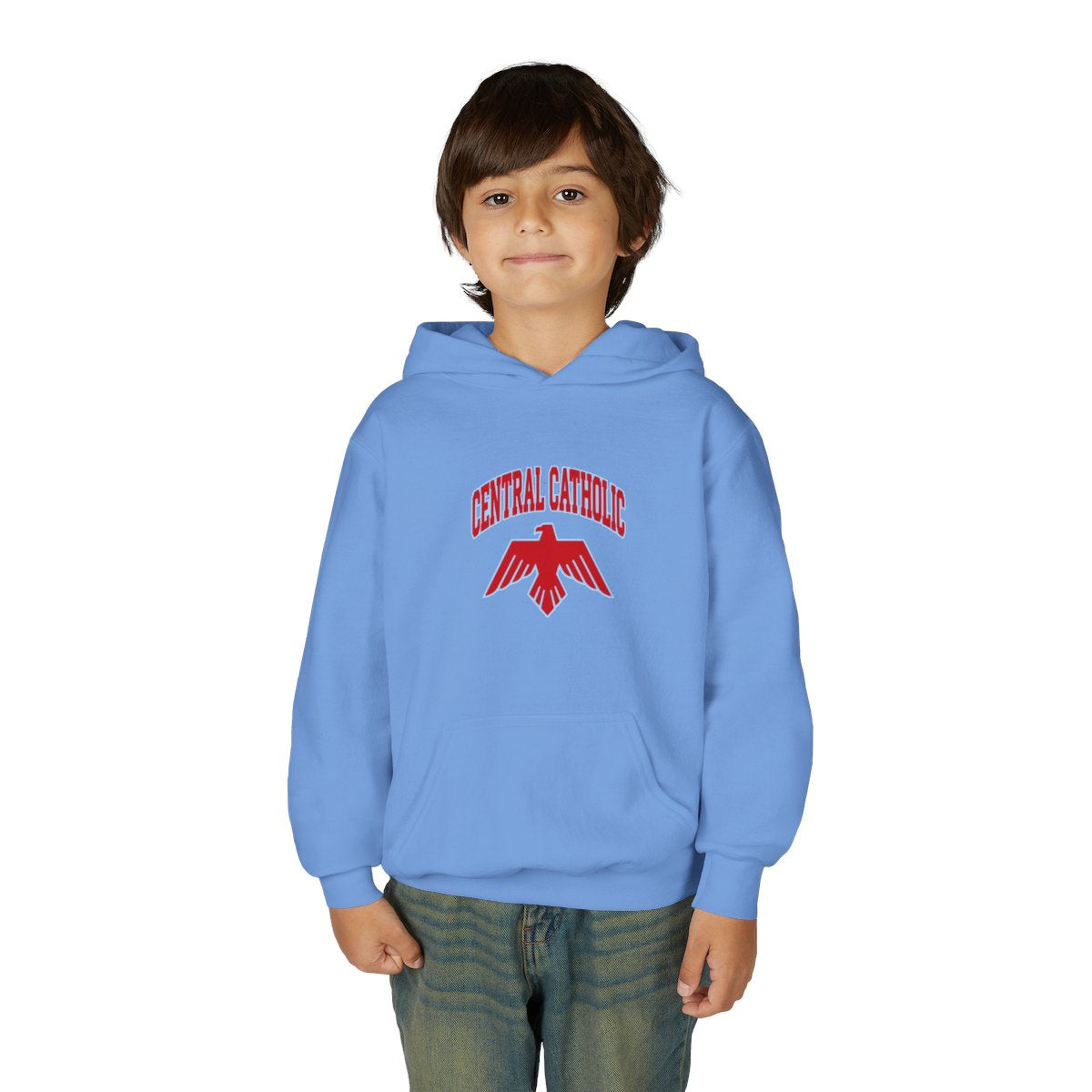 Lima Central Catholic Arch Logo Youth Hoodie
