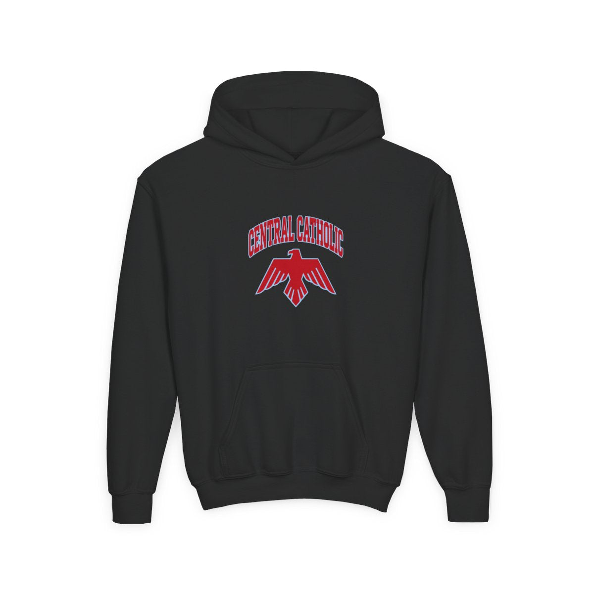 Lima Central Catholic Arch Logo Youth Hoodie