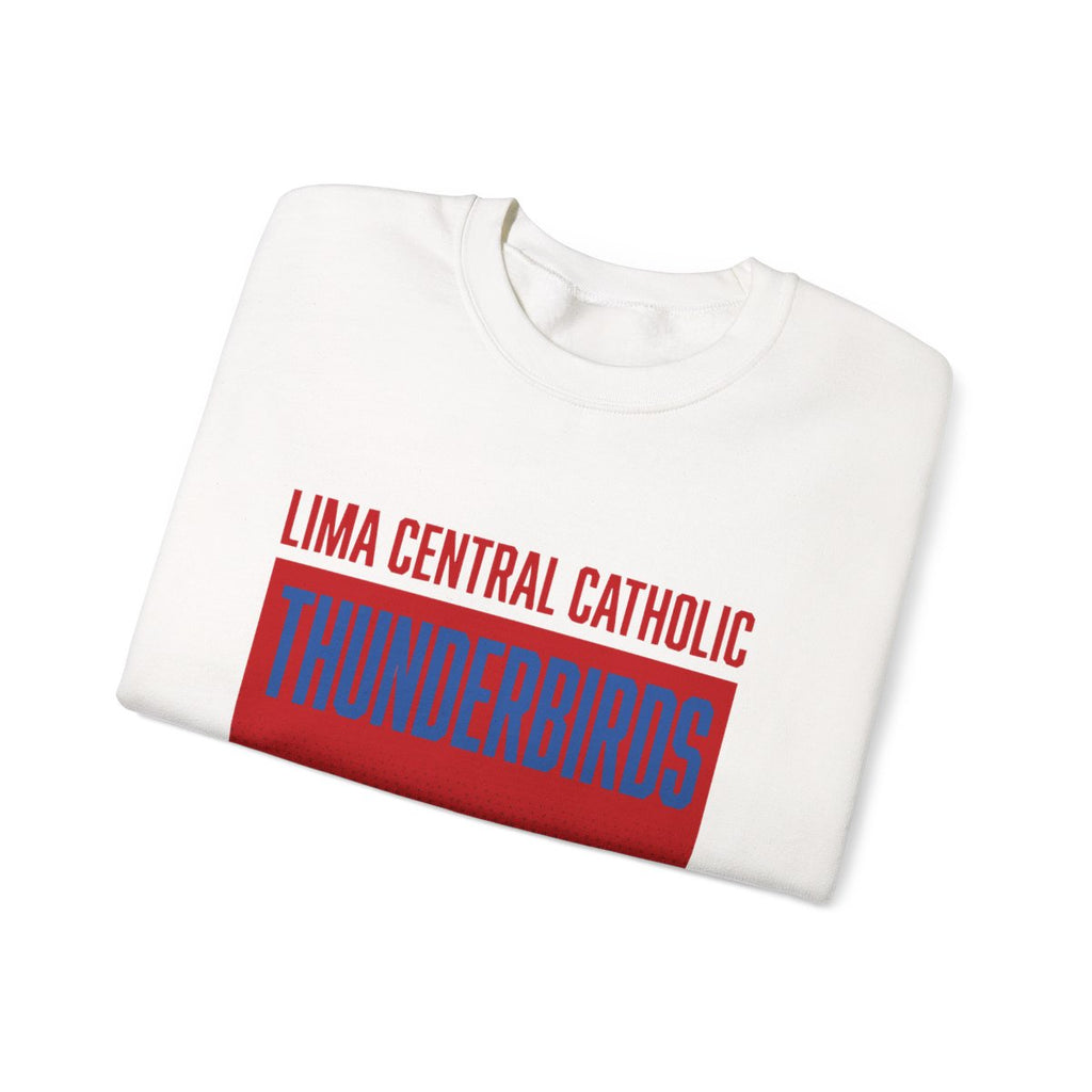 Lima Central Catholic Boxed Mascot Crewneck