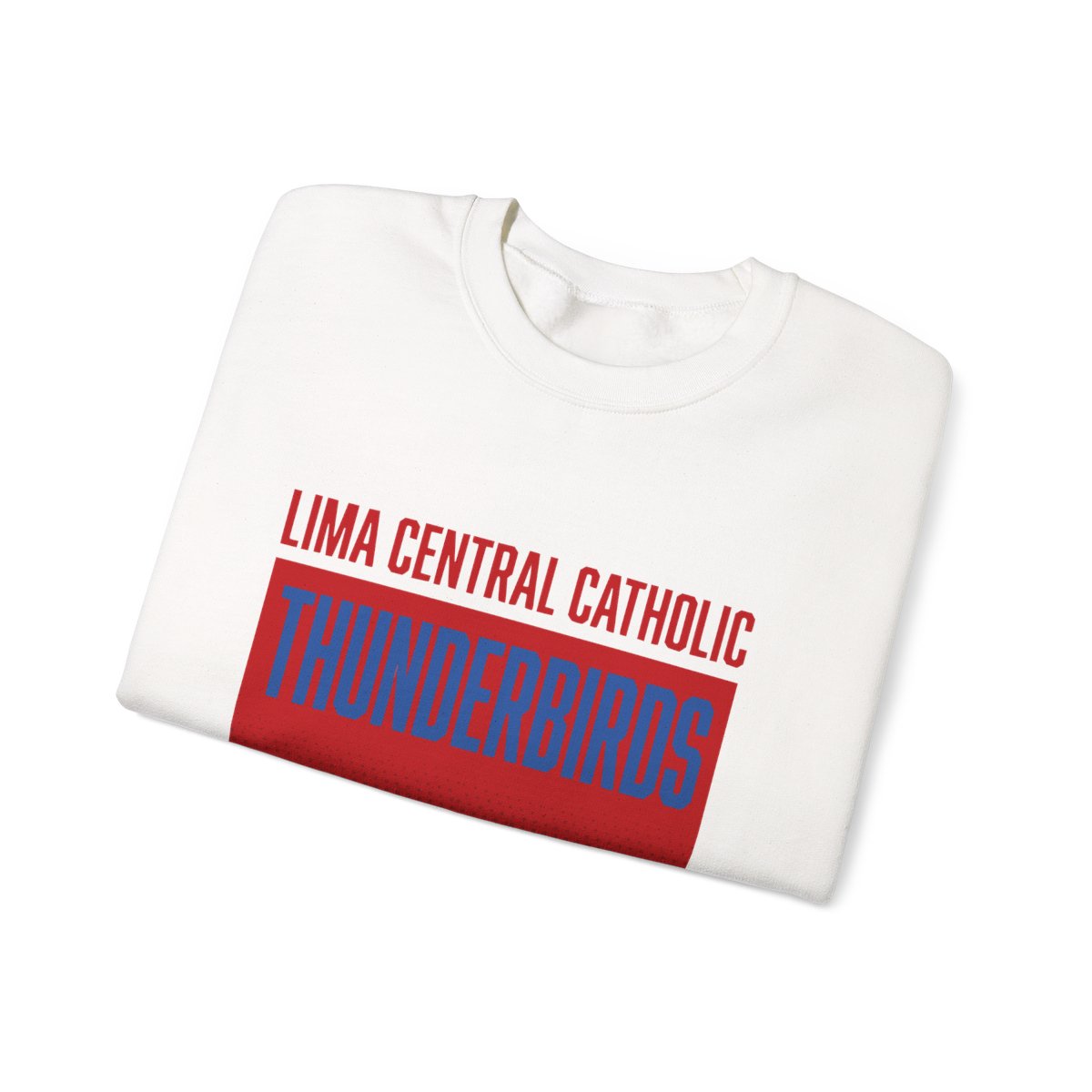 Lima Central Catholic Boxed Mascot Crewneck