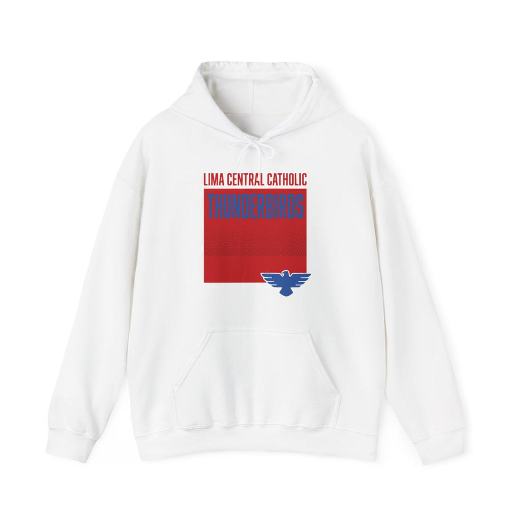 Lima Central Catholic Boxed Mascot Hoodie