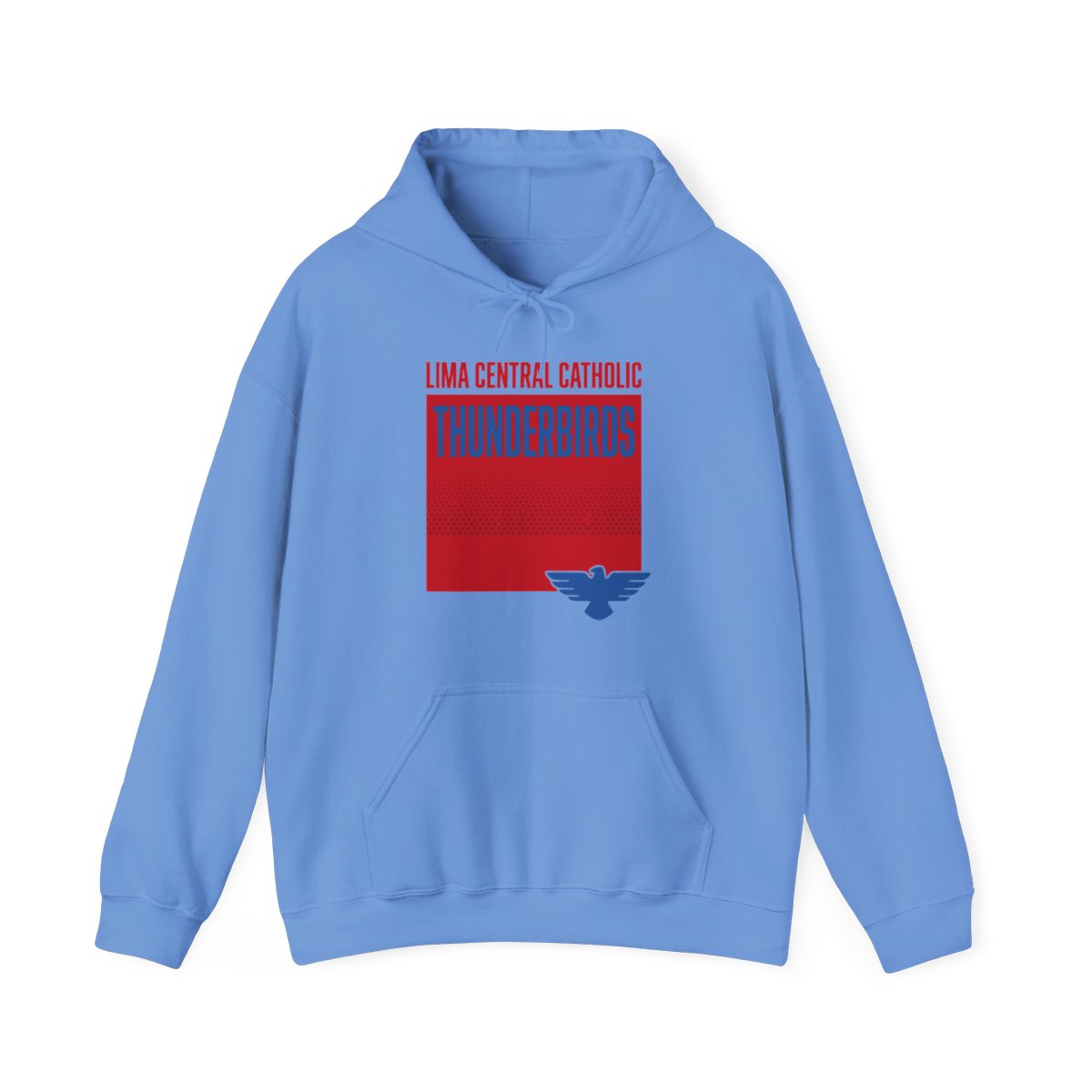 Lima Central Catholic Boxed Mascot Hoodie