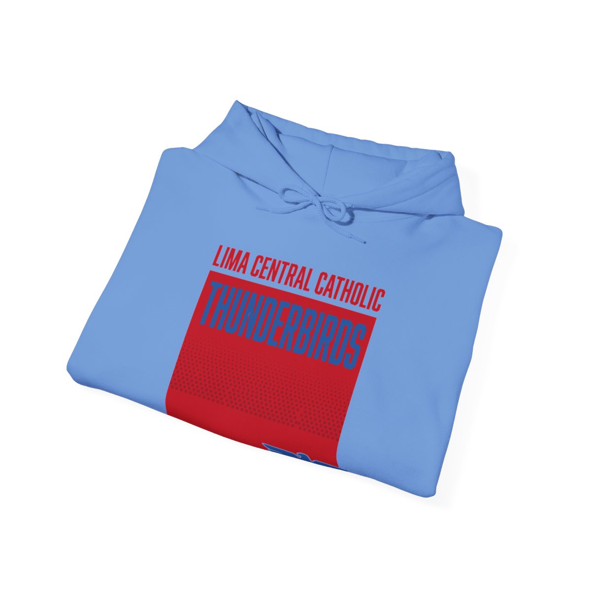 Lima Central Catholic Boxed Mascot Hoodie
