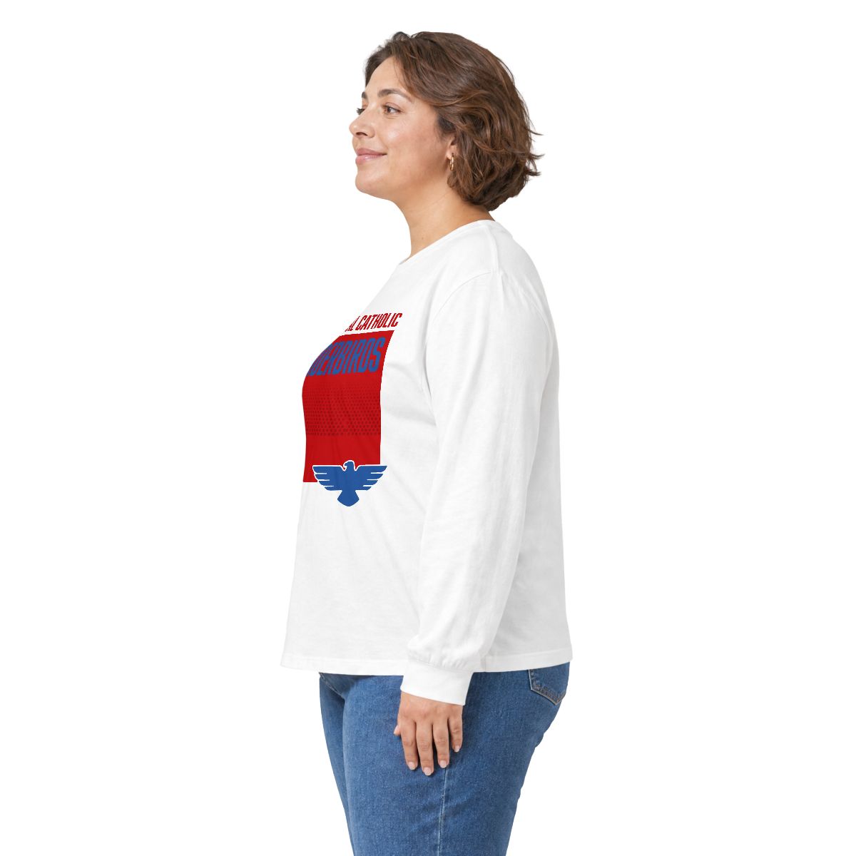 Lima Central Catholic Boxed Mascot Long Sleeve