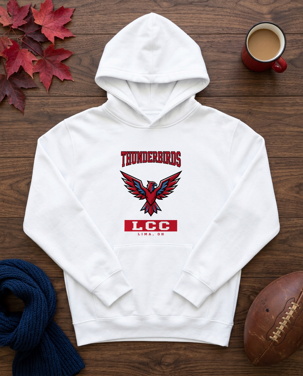 Lima Central Catholic Campus Icon Hoodie