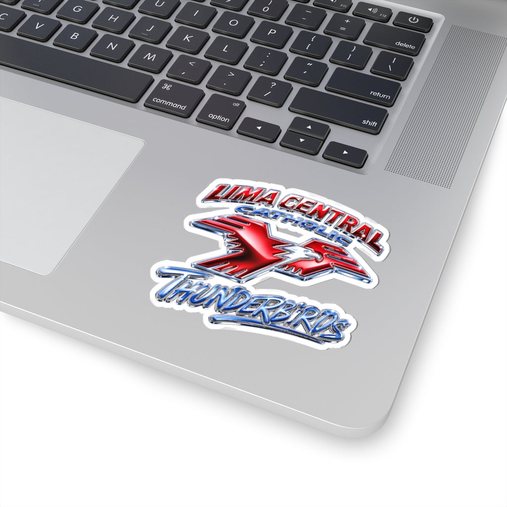 Lima Central Catholic Chrome Y2k Sticker