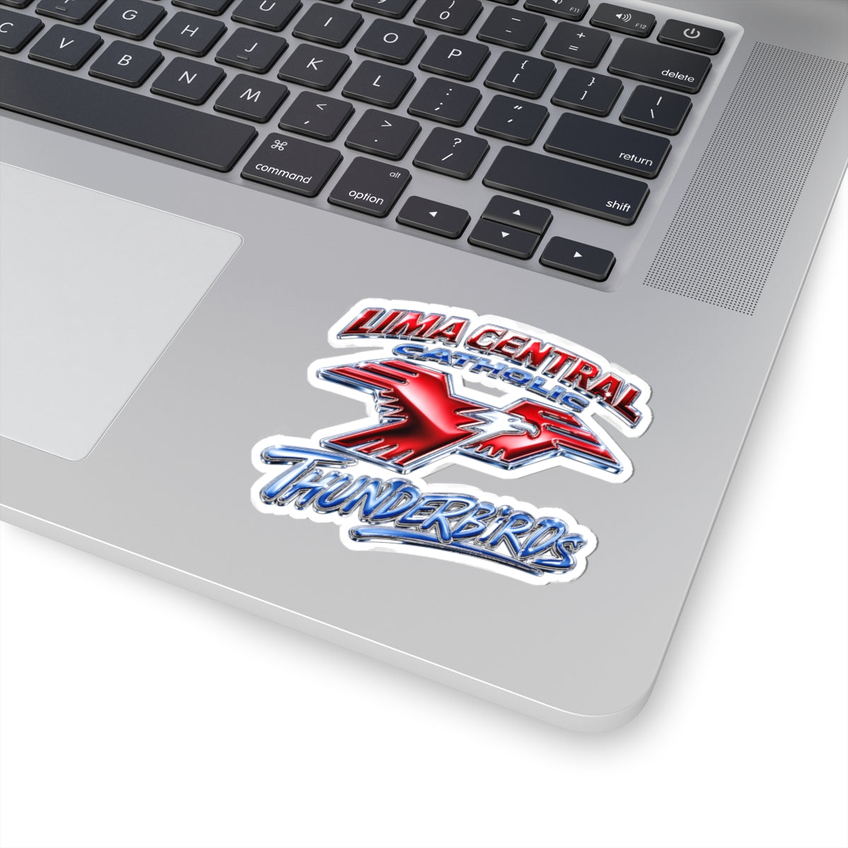 Lima Central Catholic Chrome Y2k Sticker