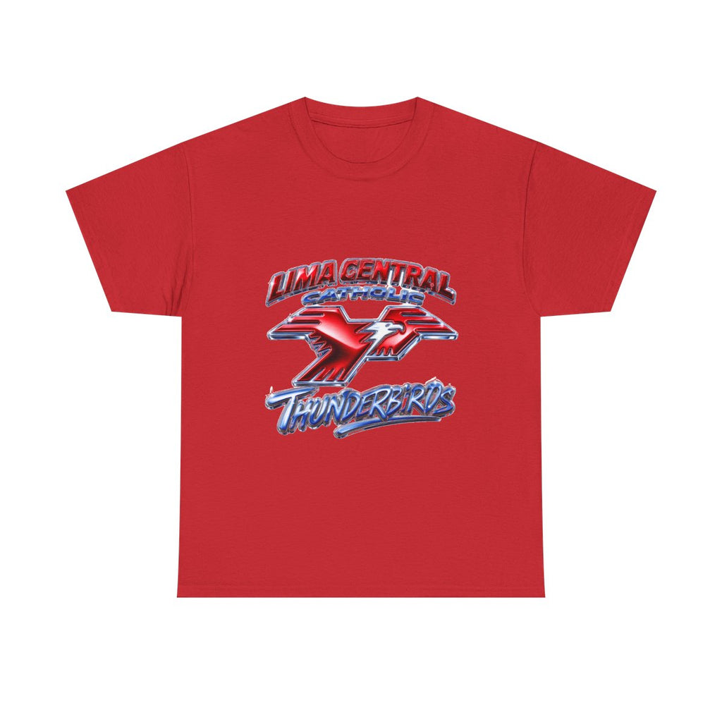 Lima Central Catholic Chrome Y2k Tee