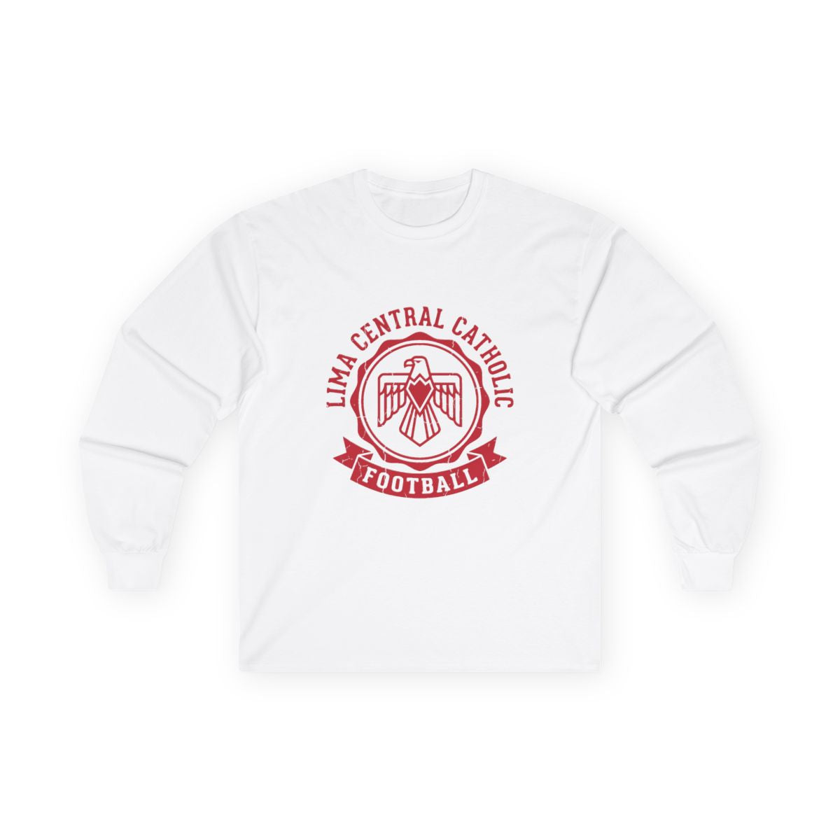 Lima Central Catholic Crest Badge Long Sleeve
