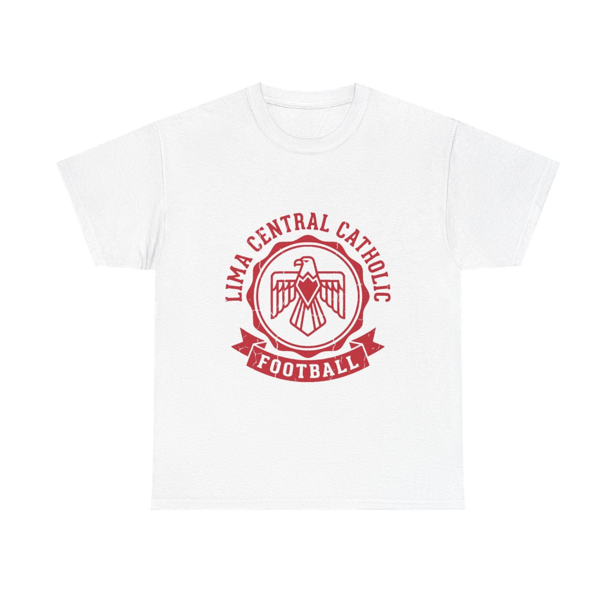 Lima Central Catholic Crest Badge Tee