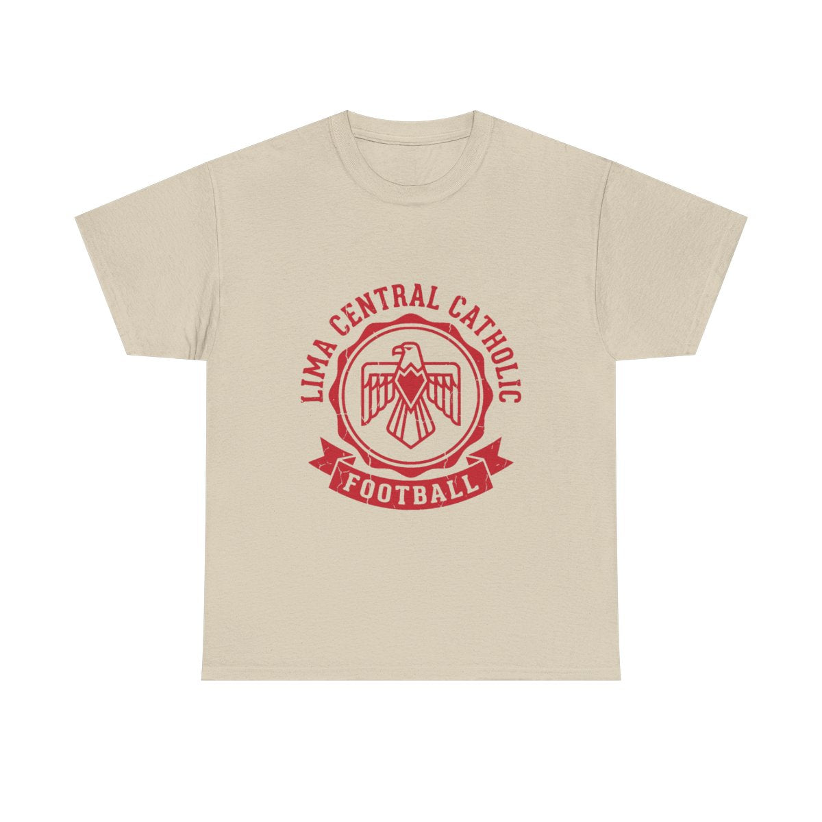 Lima Central Catholic Crest Badge Tee