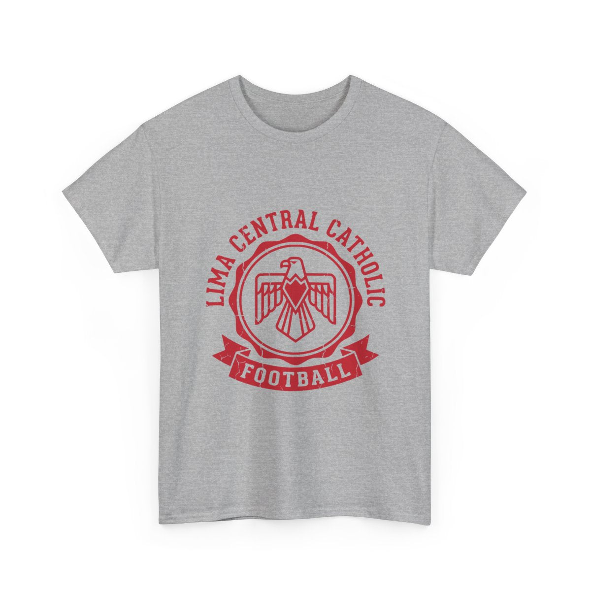 Lima Central Catholic Crest Badge Tee