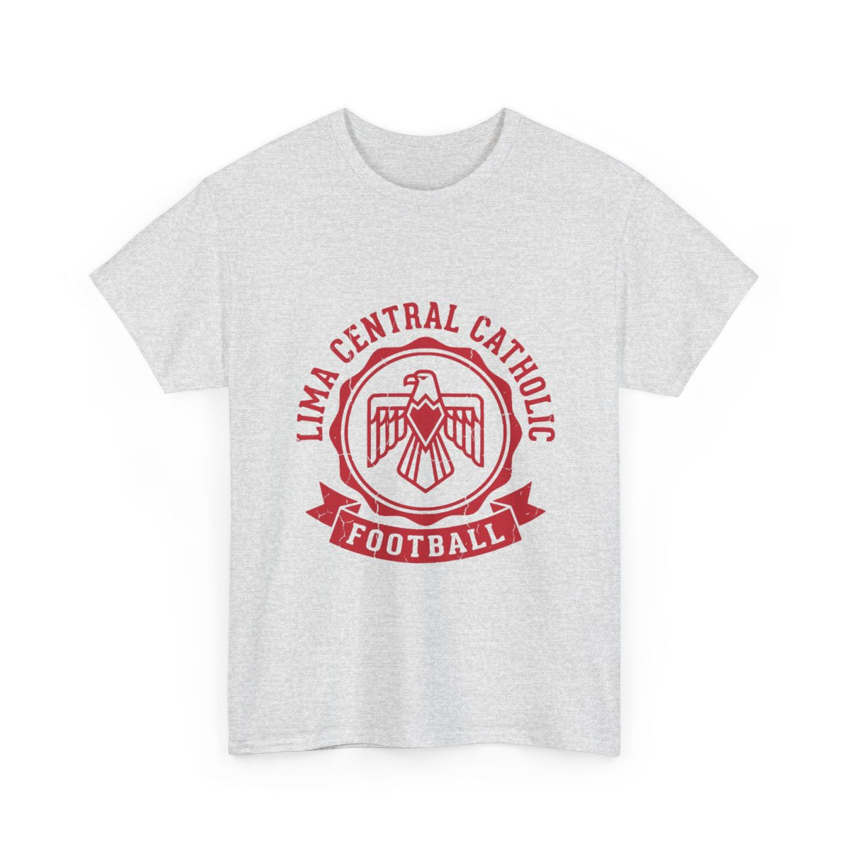 Lima Central Catholic Crest Badge Tee