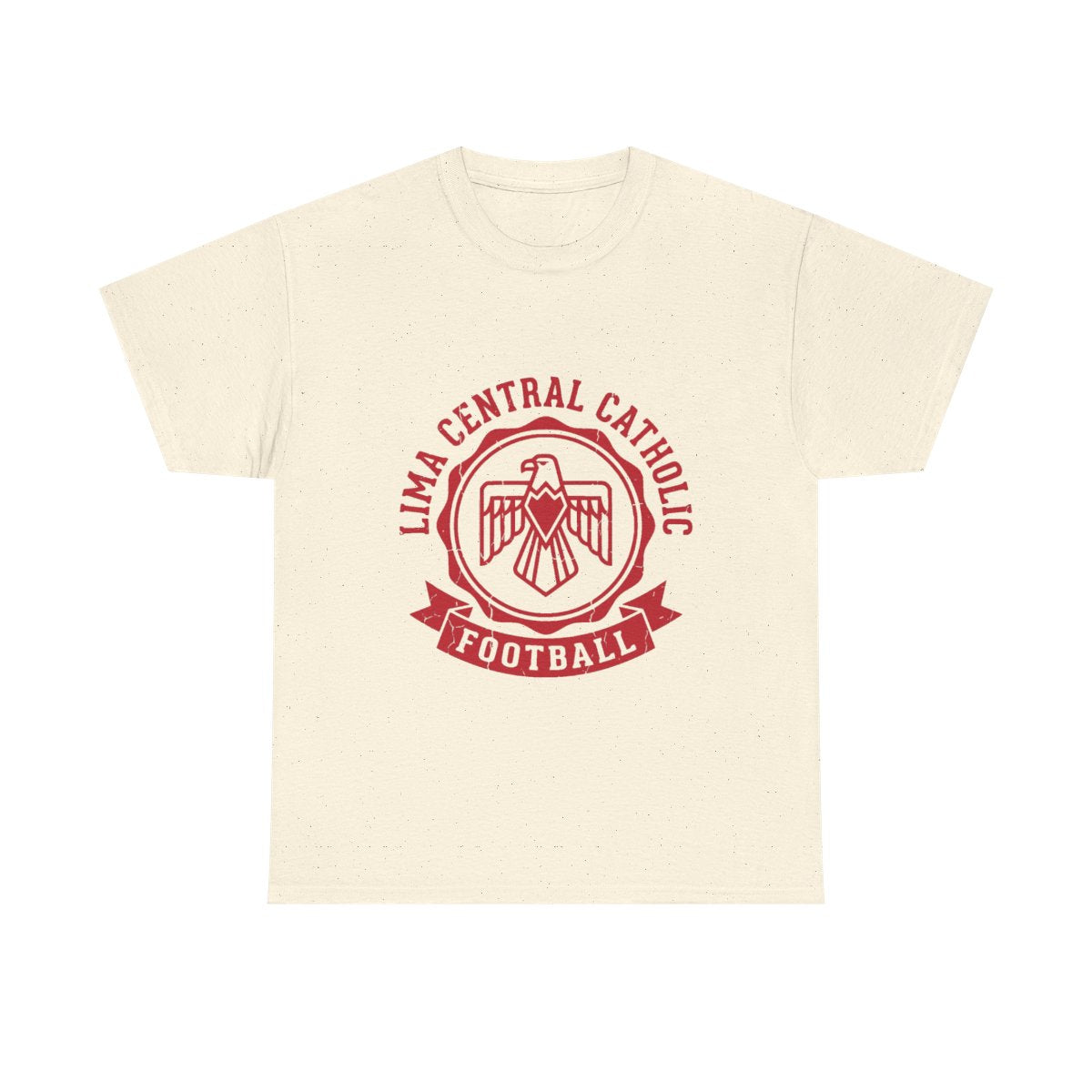 Lima Central Catholic Crest Badge Tee