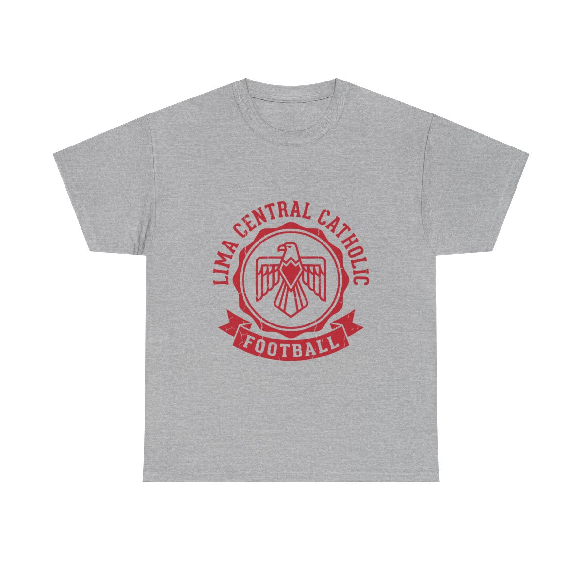 Lima Central Catholic Crest Badge Tee