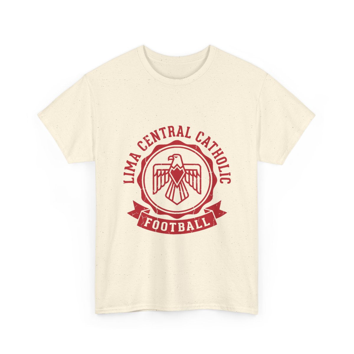 Lima Central Catholic Crest Badge Tee