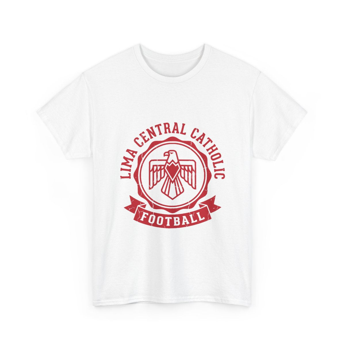 Lima Central Catholic Crest Badge Tee