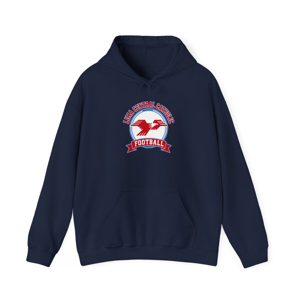 Lima Central Catholic Football Crest Hoodie