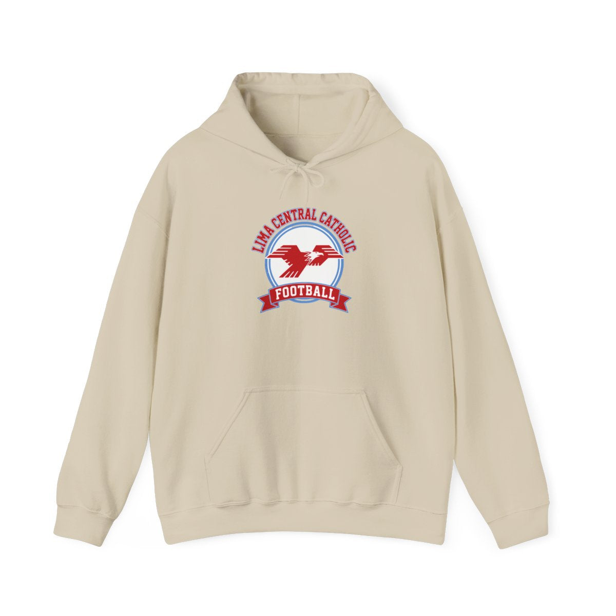 Lima Central Catholic Football Crest Hoodie