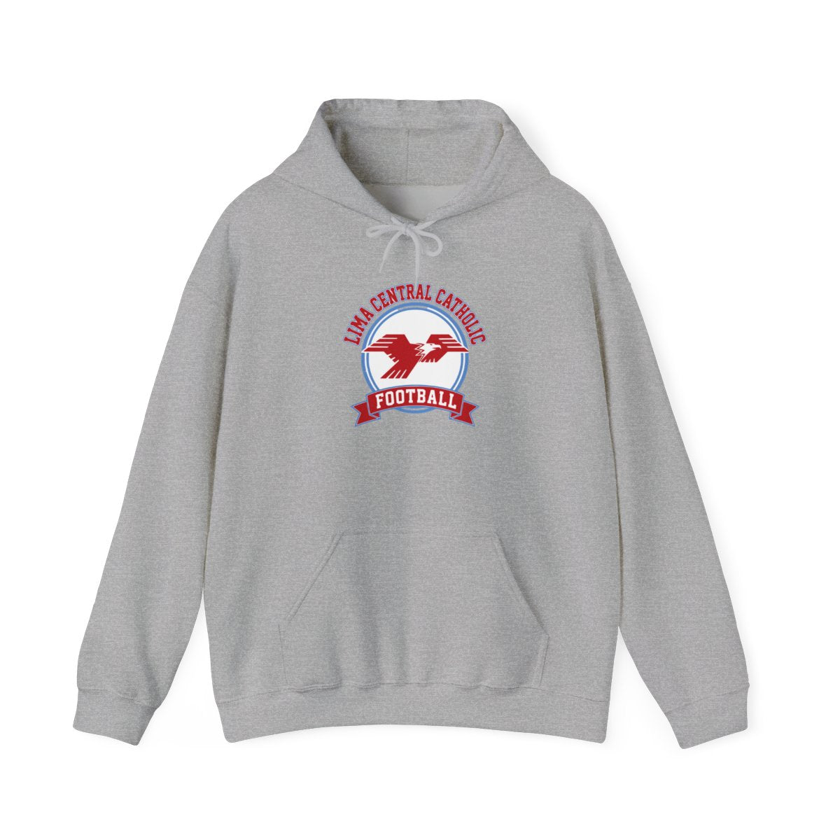 Lima Central Catholic Football Crest Hoodie