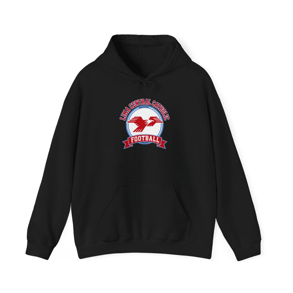Lima Central Catholic Football Crest Hoodie