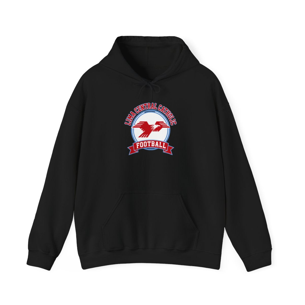 Lima Central Catholic Football Crest Hoodie