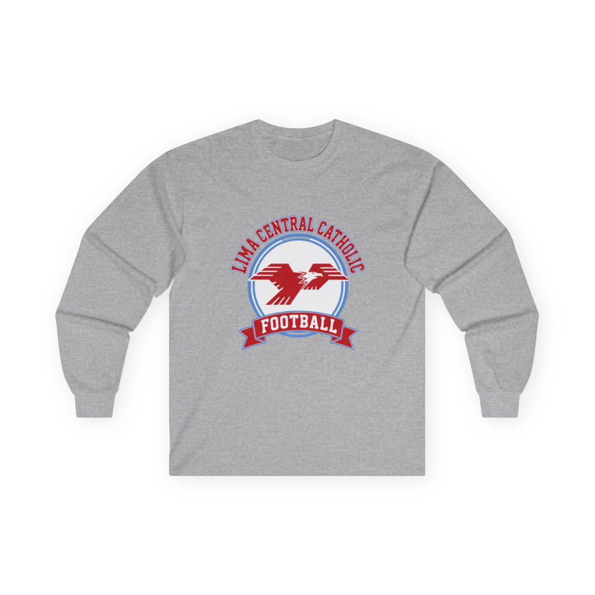 Lima Central Catholic Football Crest Long Sleeve