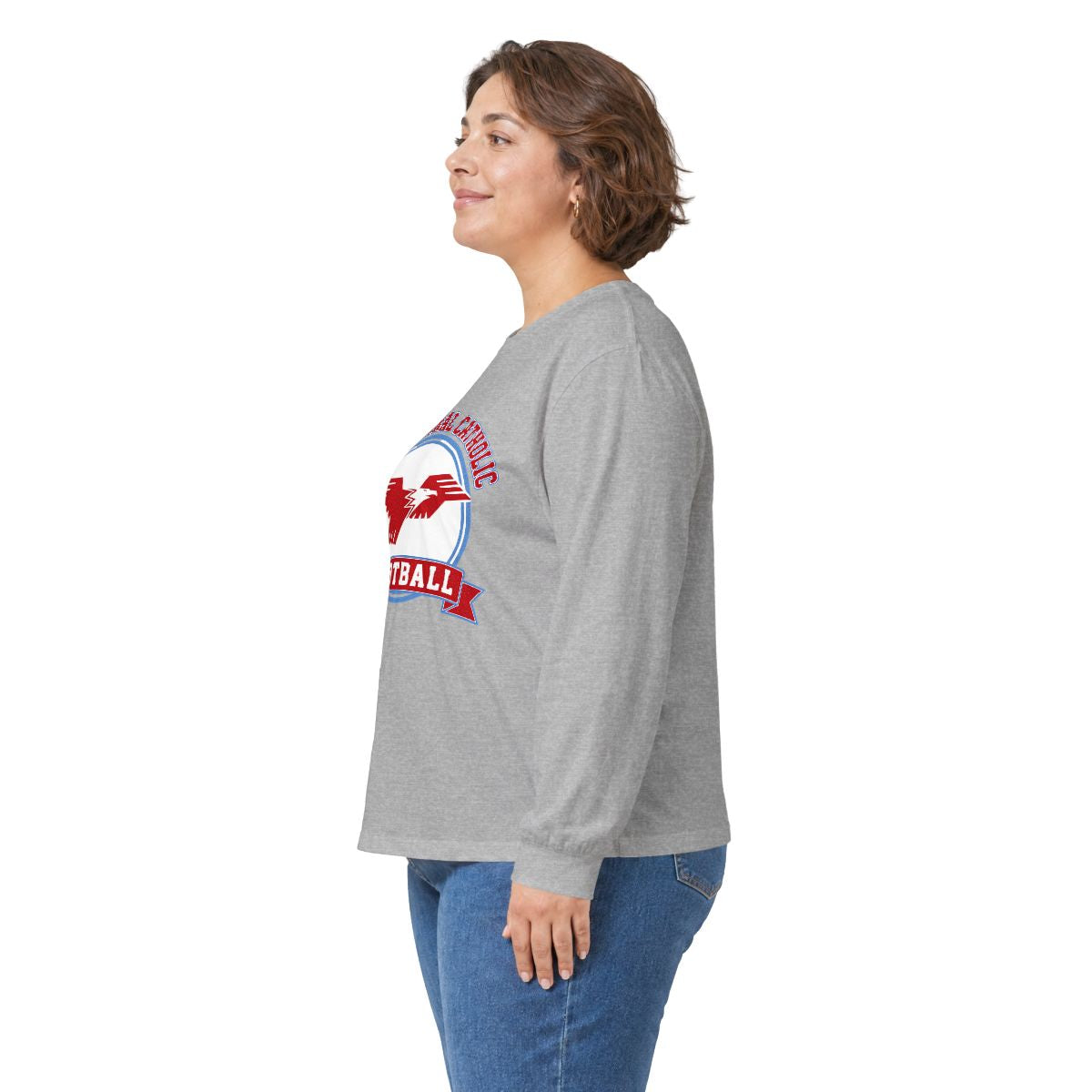 Lima Central Catholic Football Crest Long Sleeve