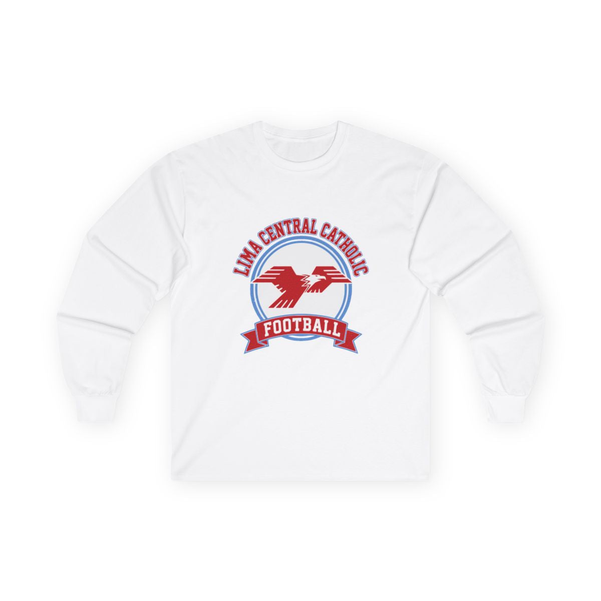 Lima Central Catholic Football Crest Long Sleeve