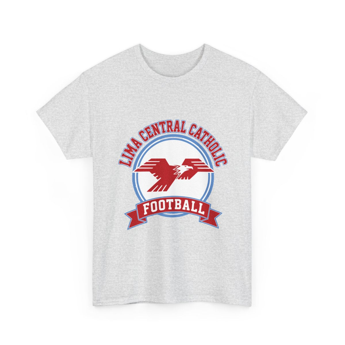 Lima Central Catholic Football Crest Tee