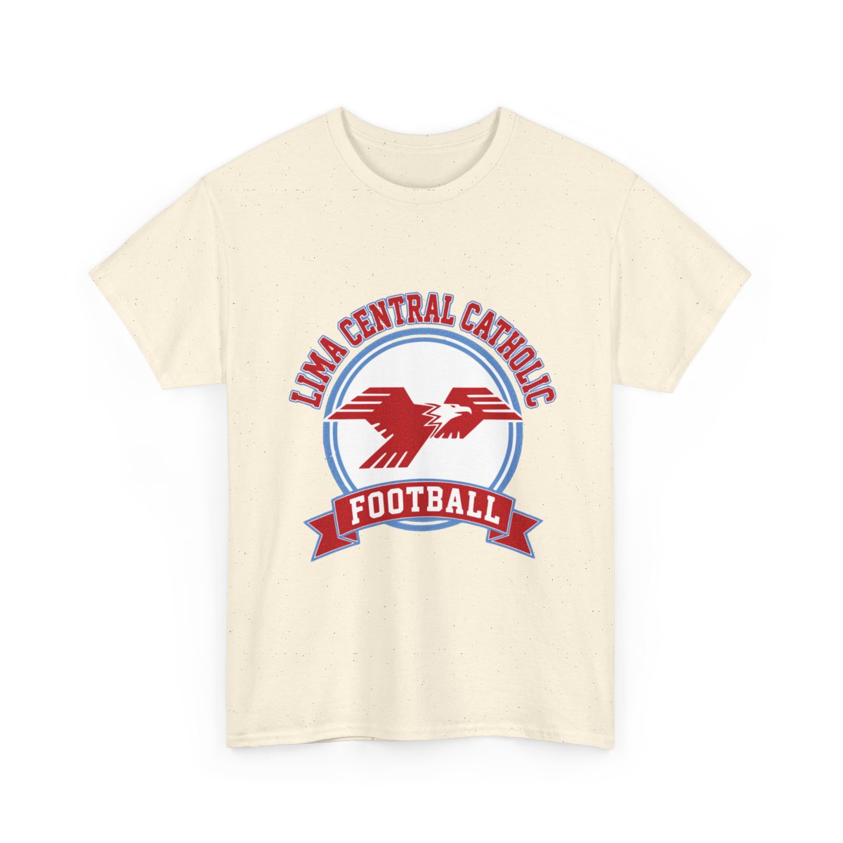 Lima Central Catholic Football Crest Tee