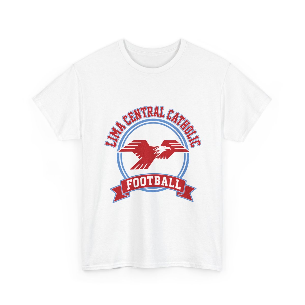Lima Central Catholic Football Crest Tee