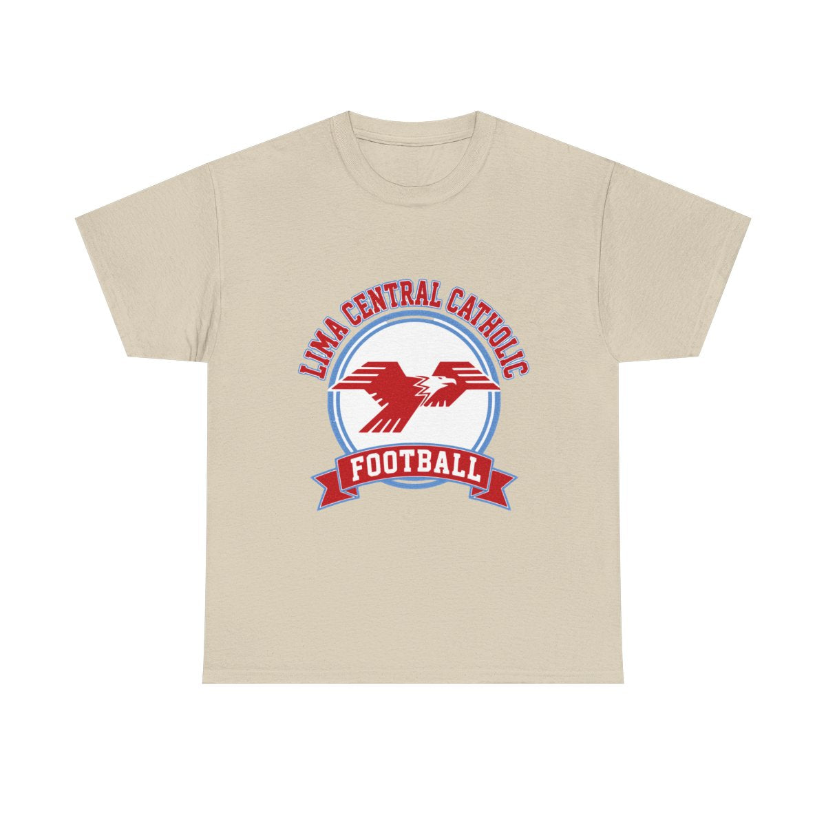 Lima Central Catholic Football Crest Tee