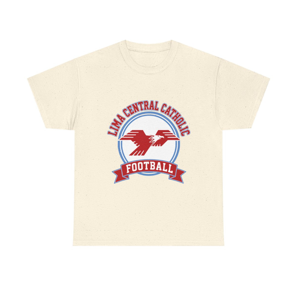 Lima Central Catholic Football Crest Tee