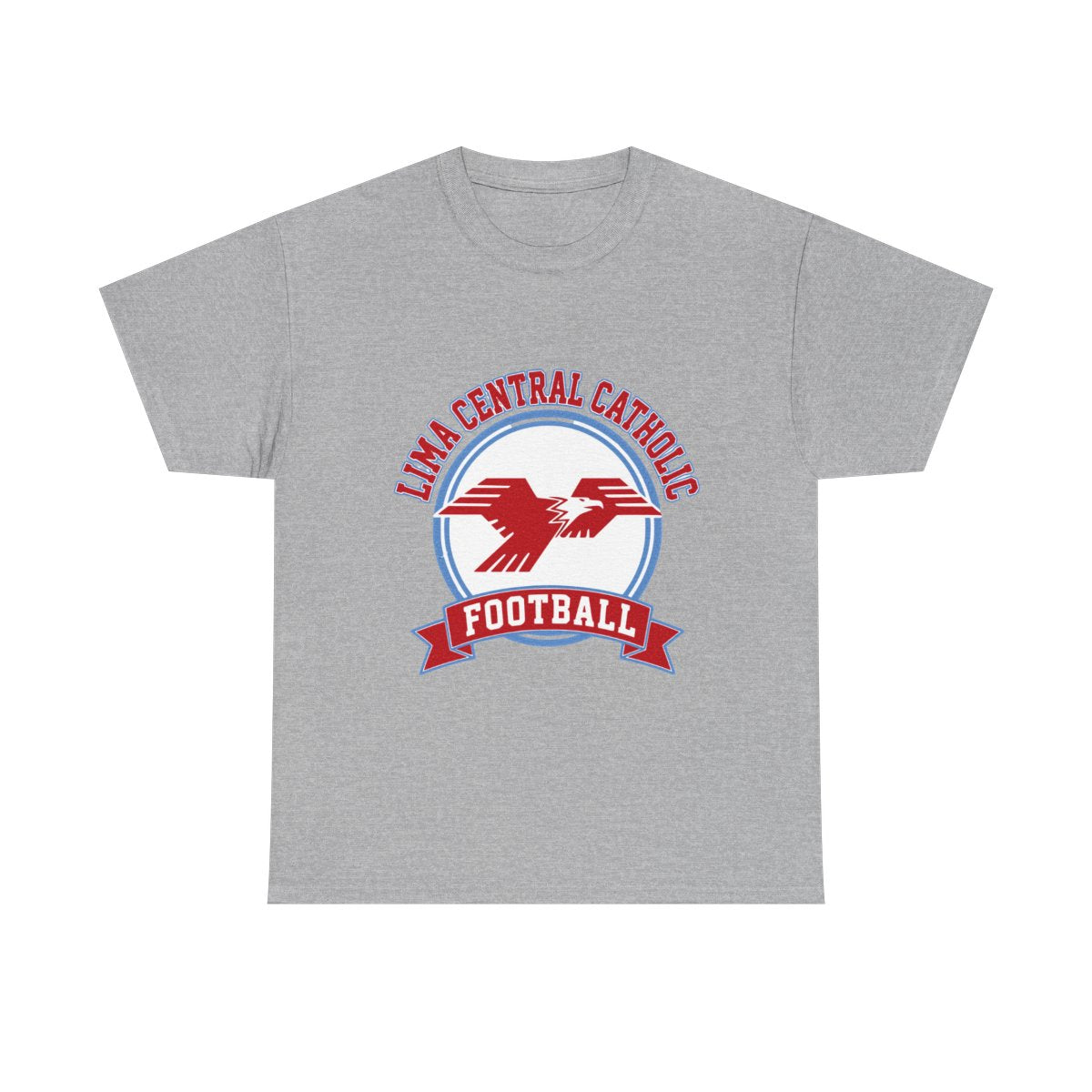 Lima Central Catholic Football Crest Tee