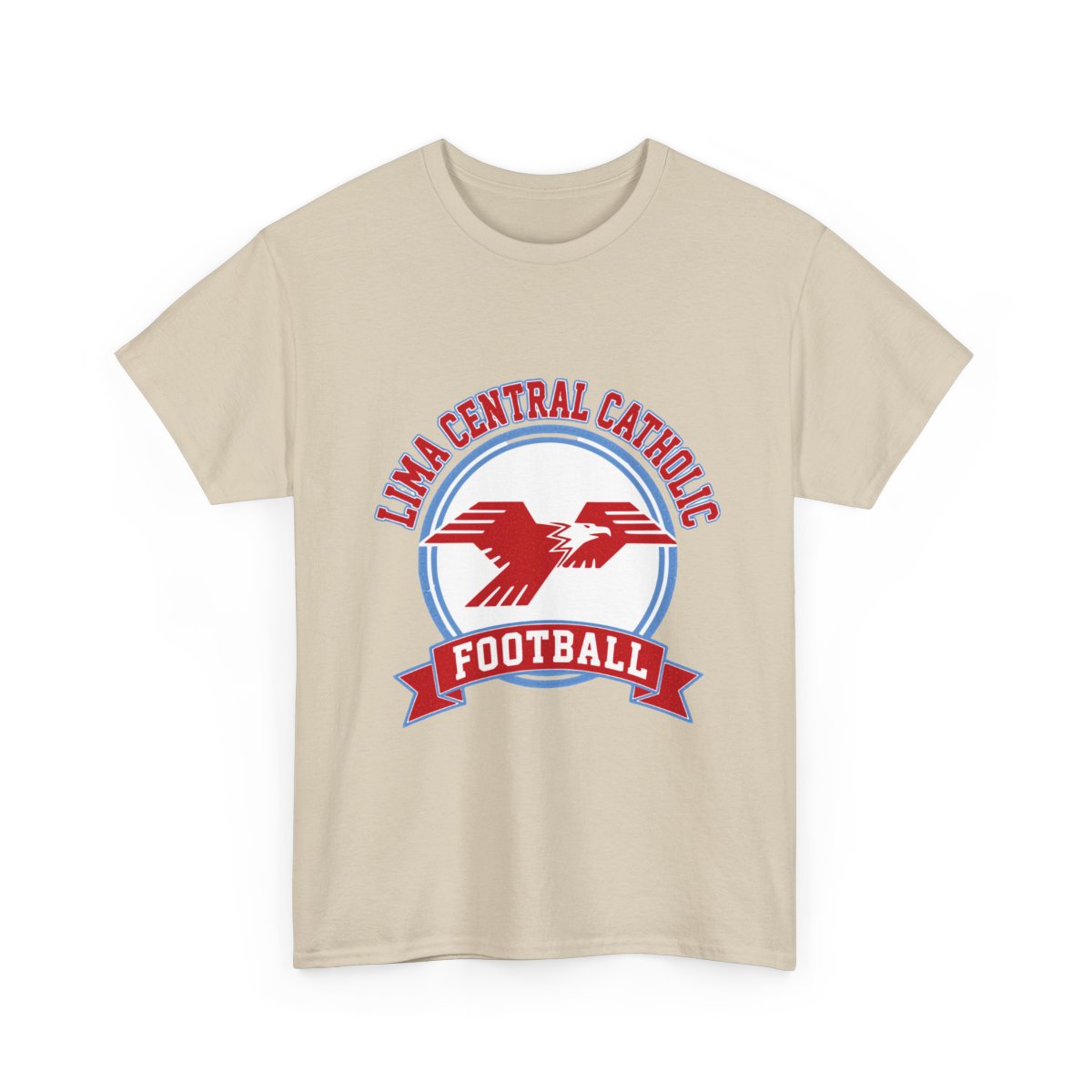 Lima Central Catholic Football Crest Tee