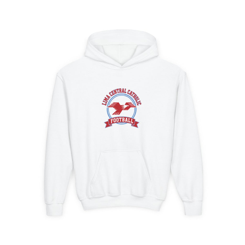 Lima Central Catholic Football Crest Youth Hoodie