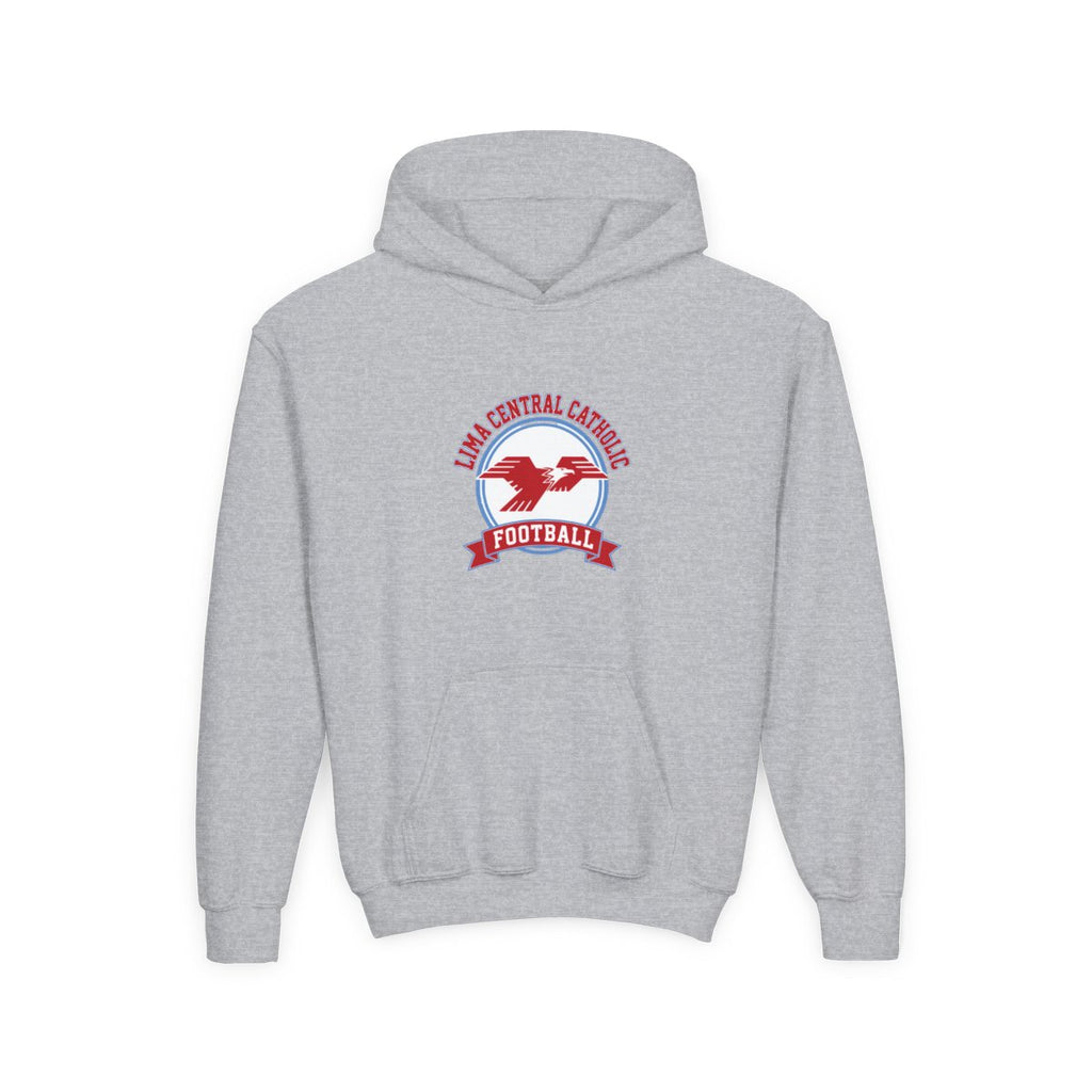 Lima Central Catholic Football Crest Youth Hoodie
