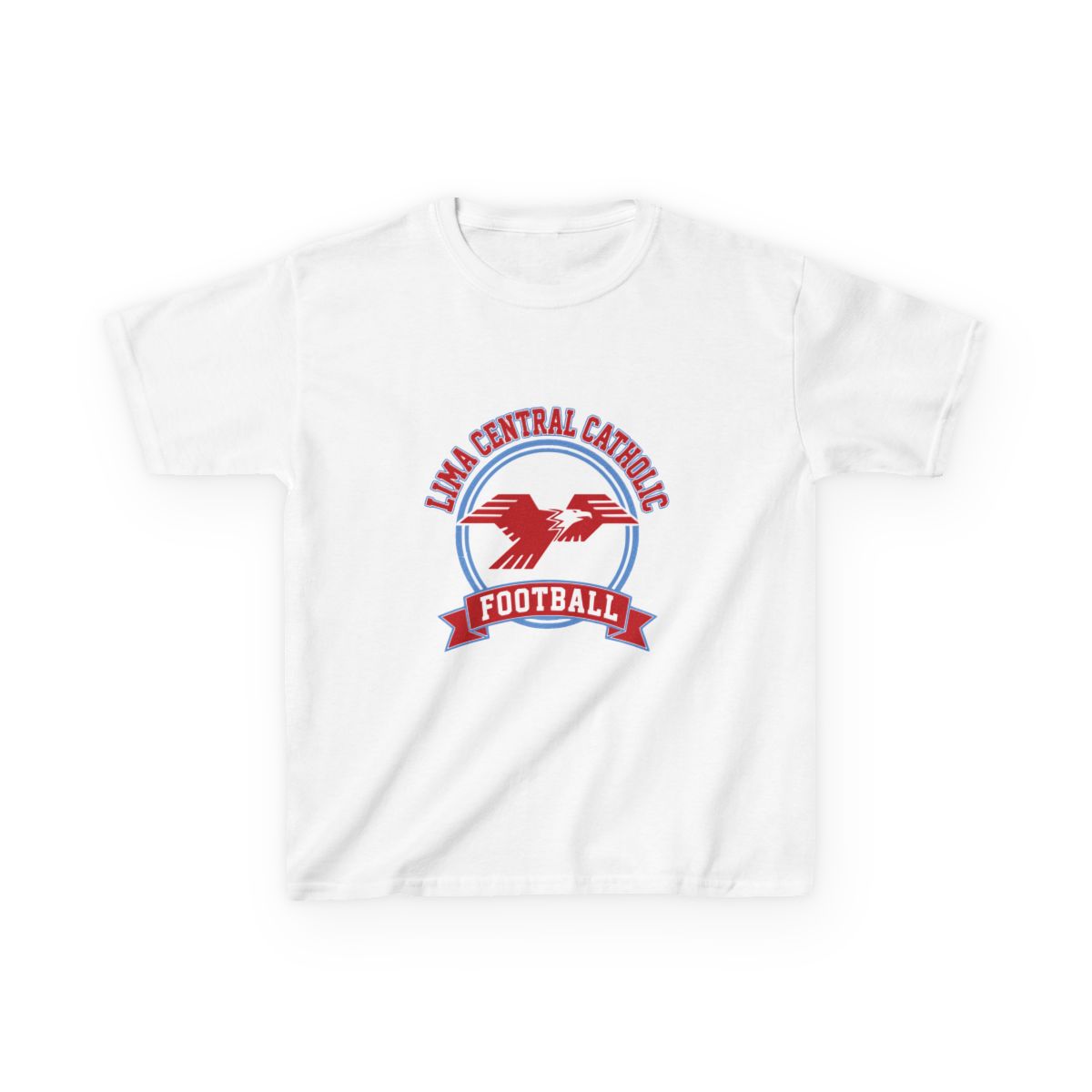 Lima Central Catholic Football Crest Youth Tee