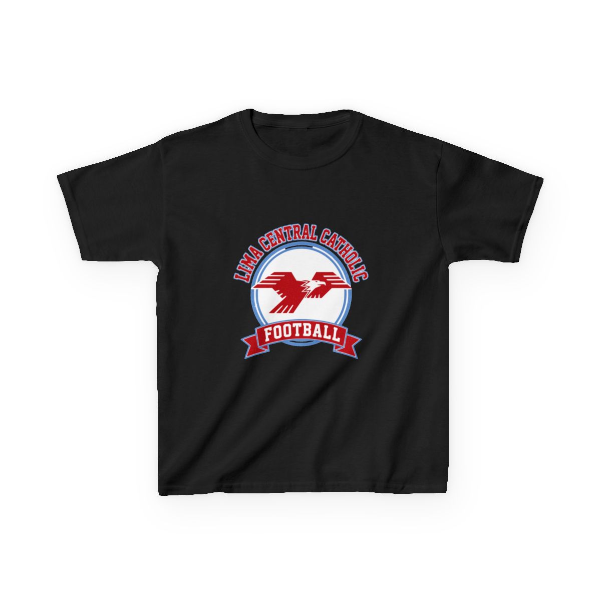 Lima Central Catholic Football Crest Youth Tee