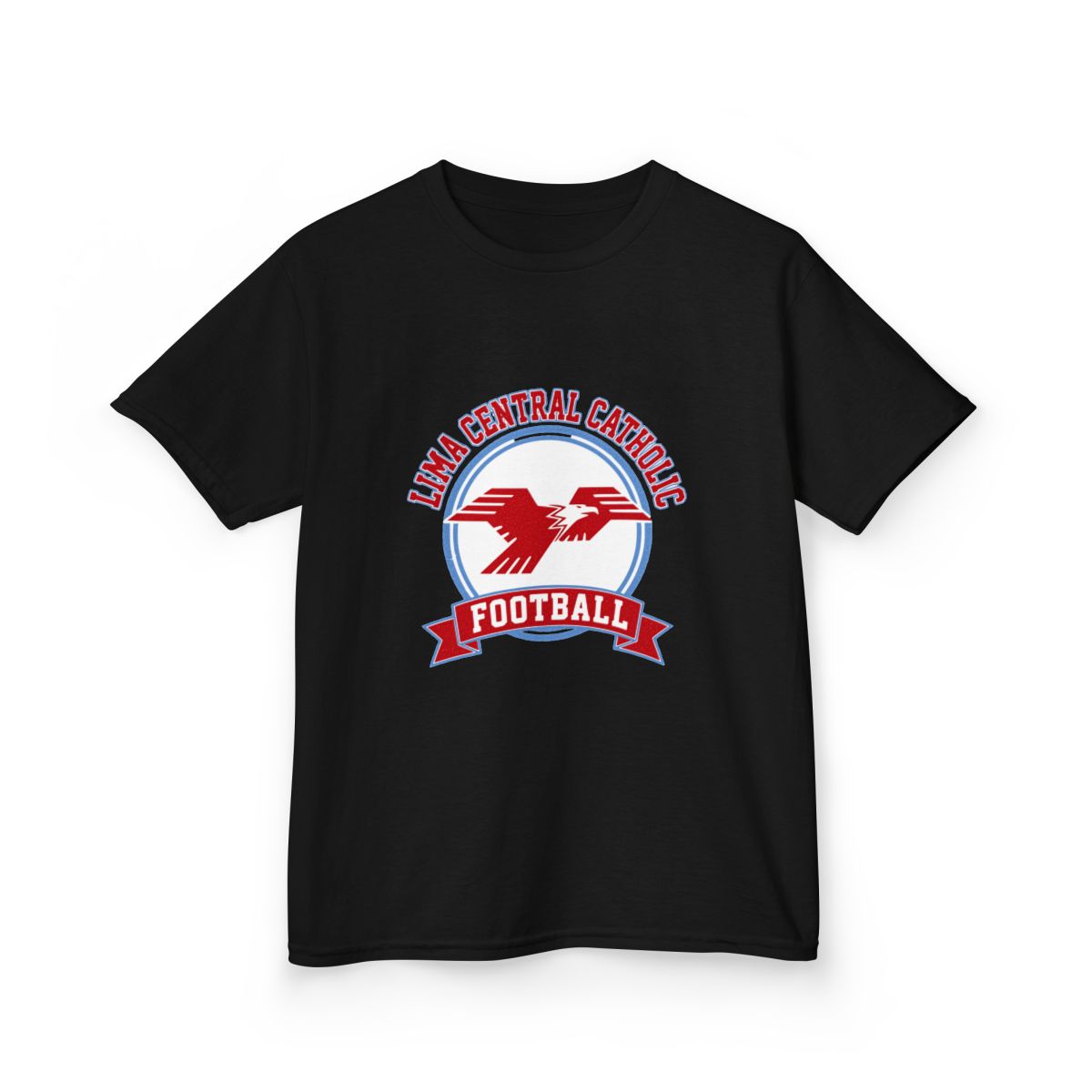 Lima Central Catholic Football Crest Youth Tee