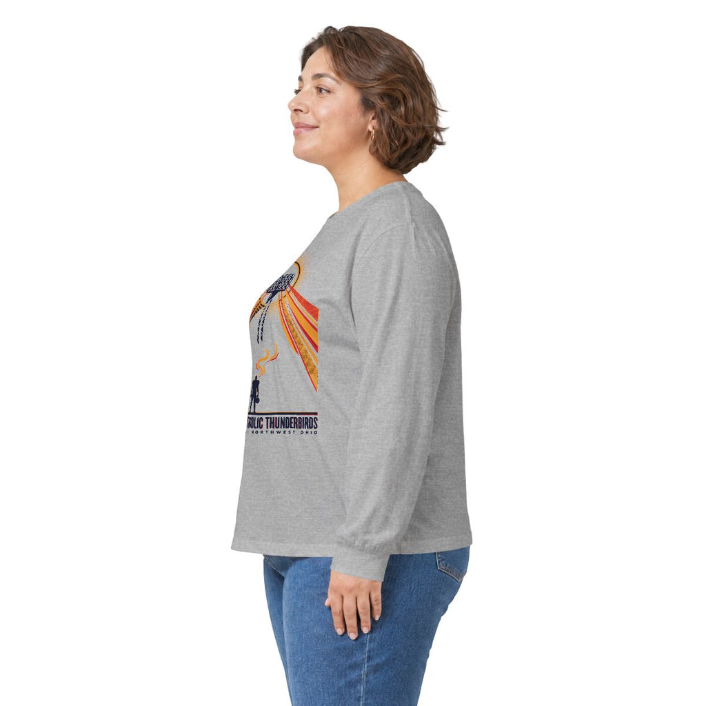 Lima Central Catholic Retro Stadium Lights Long Sleeve