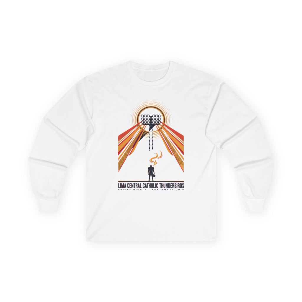 Lima Central Catholic Retro Stadium Lights Long Sleeve