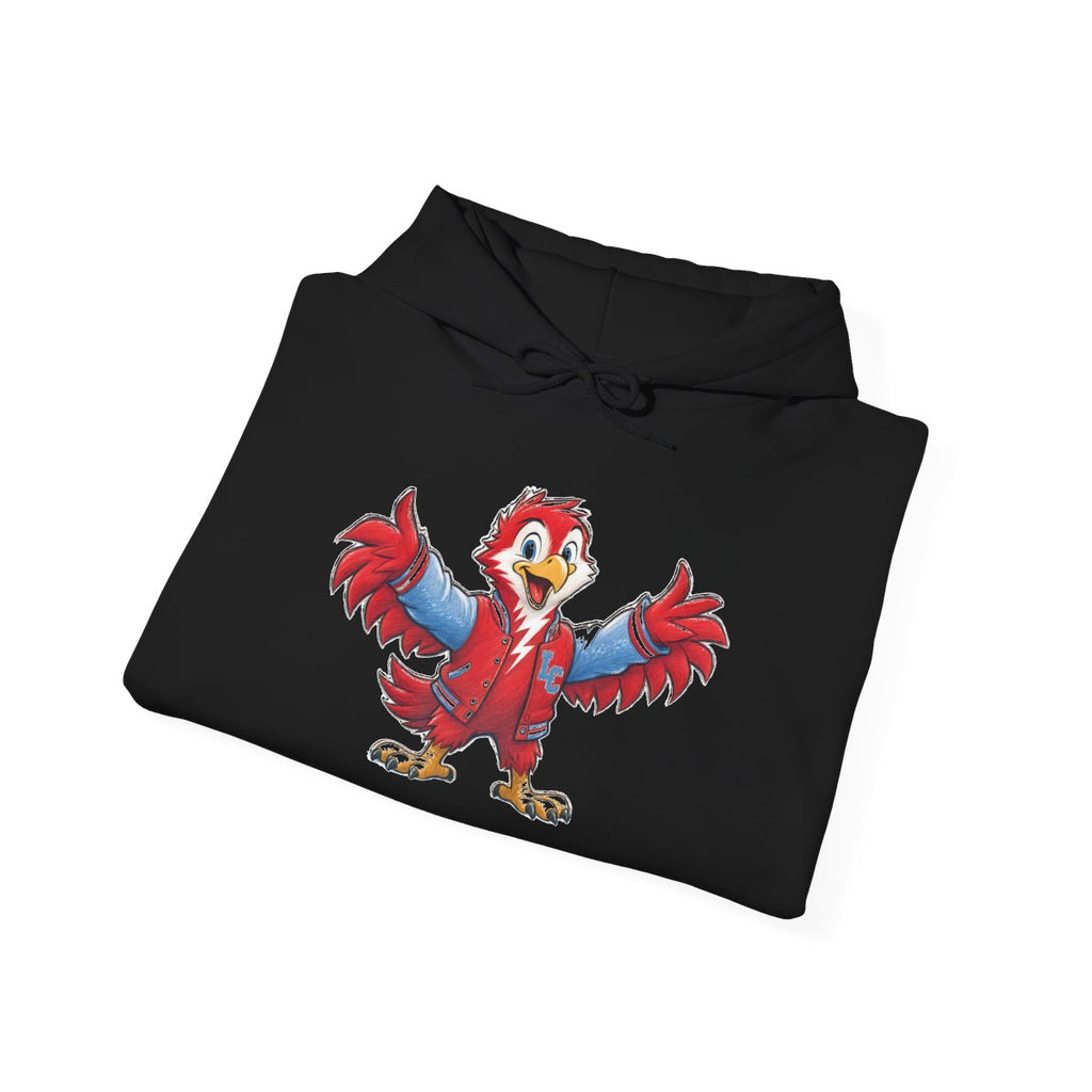 Lima Central Catholic Hand Drawn Mascot Hoodie
